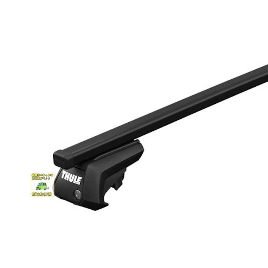 THULE キャリアset1台分 三菱:パジェロ:5ドア V93W V97W V98W系 RR付車 th710410 th7124｜sptanigawaya｜05