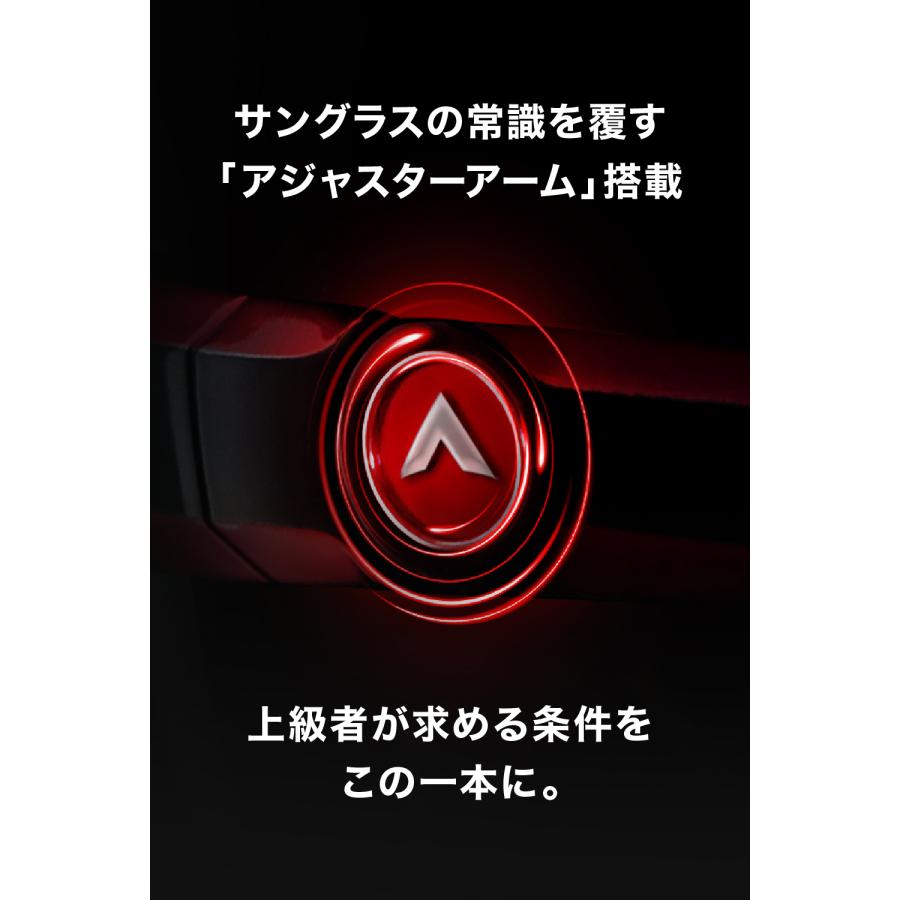 【5/5まで500円クーポン】偏光スポーツサングラス メンズ UVカット アジアンフィット テンプル角度調節可能 A-FIT（エーフィット） AF-804_4