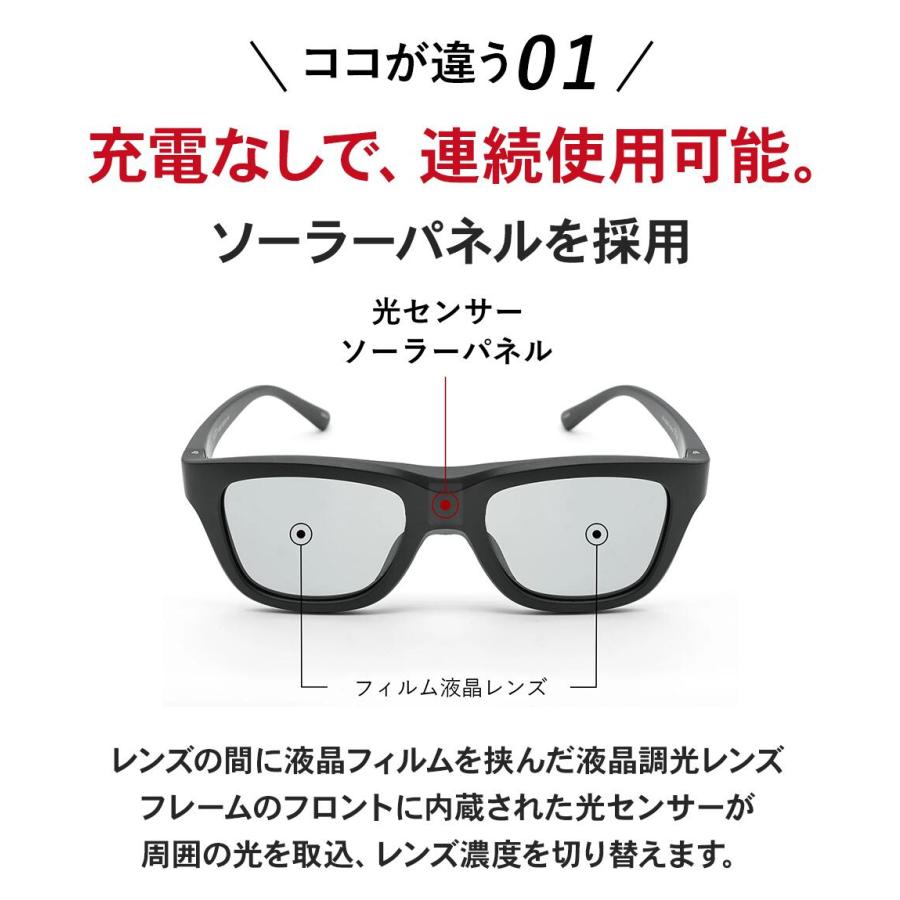 AーFIT（エーフィット） 瞬間調光サングラス 光センサーが0.1秒で