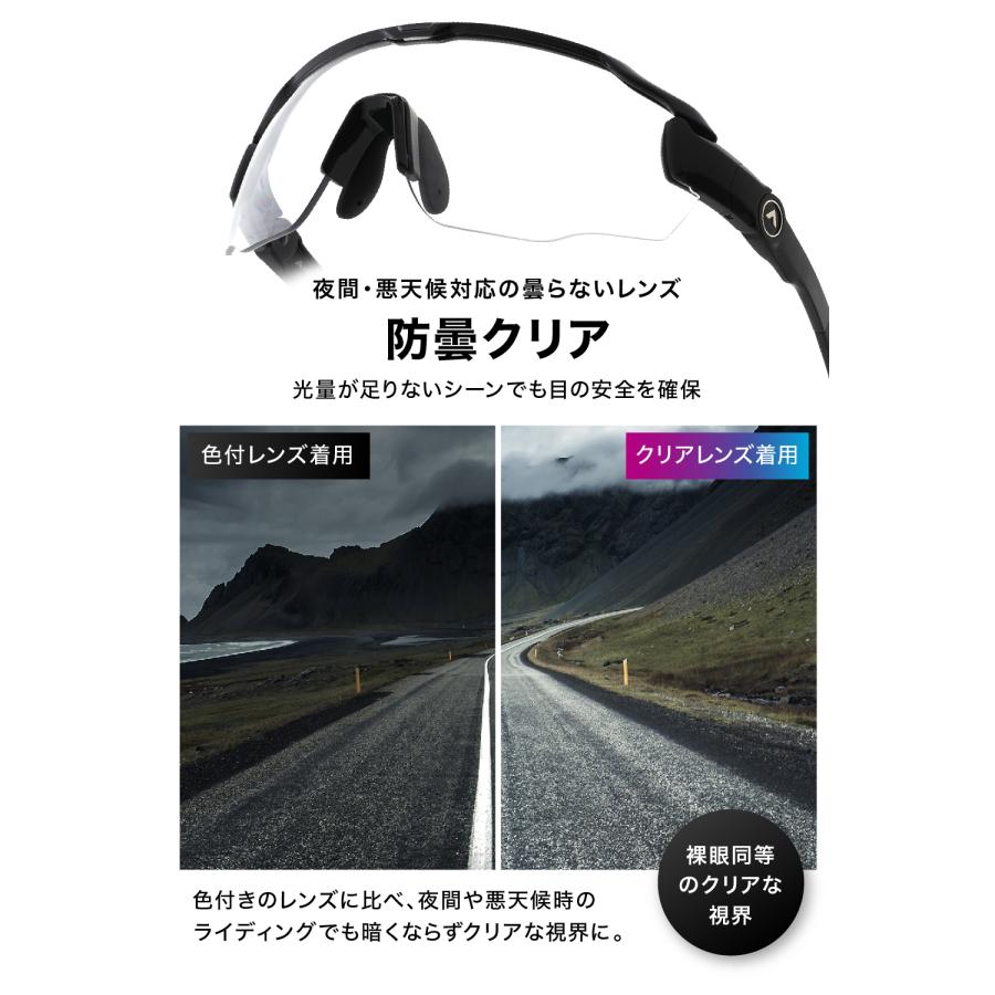 A-FIT スポーツメガネ クリアレンズ 7段階調整可能 AーFIT（エー