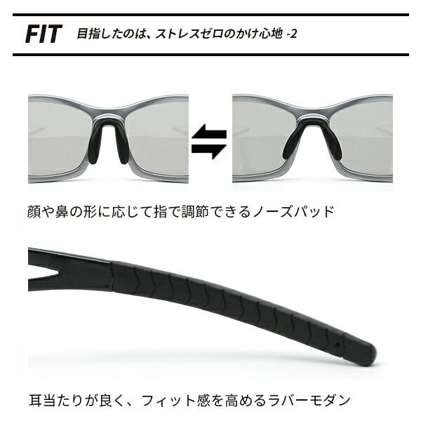 【5/25まで500円クーポン】偏光スポーツサングラス メンズ UVカット アジアンフィット ゴルフ ランニング  A-FIT（エーフィット）AF-S203HSMの画像