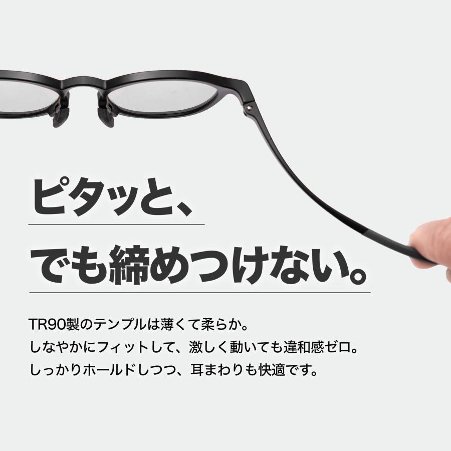 【4/26まで500円クーポン】普段使いできるスポーツサングラス メンズ 偏光サングラス UVカット UV420 うすいレンズ 超軽量 ゴルフ ジョギング RS-5001_7