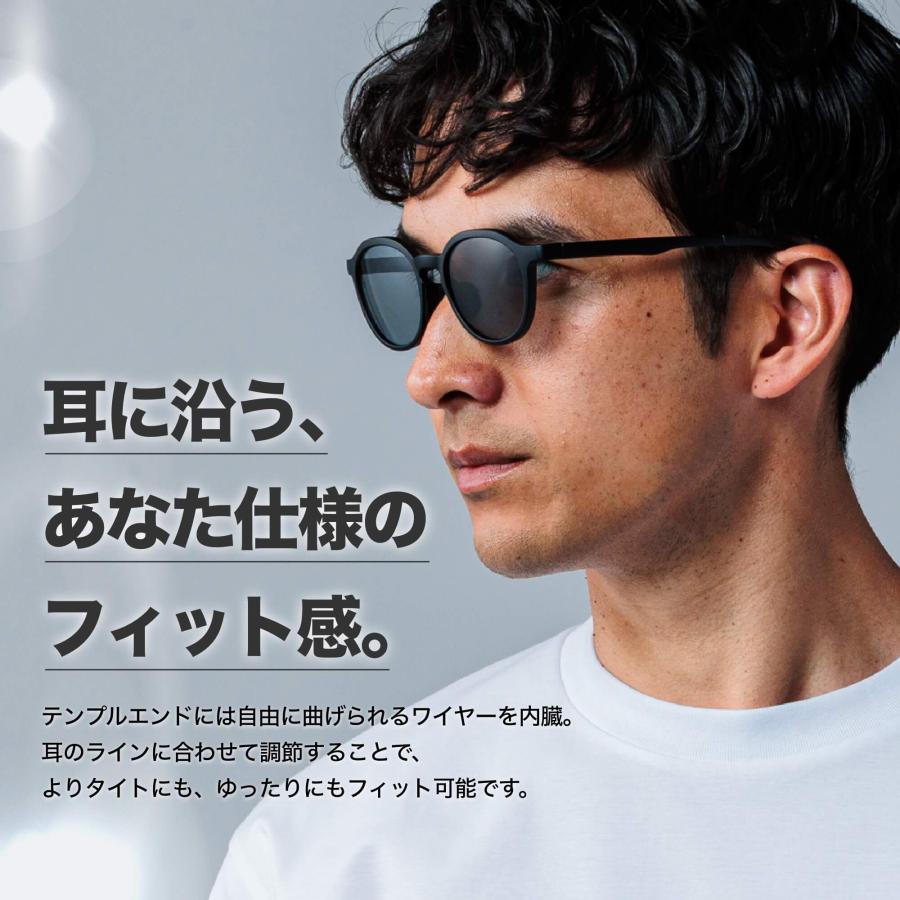 【4/26まで500円クーポン】普段使いできるスポーツサングラス メンズ 偏光サングラス UVカット UV420 うすいレンズ 超軽量 ゴルフ ジョギング RS-5001_8