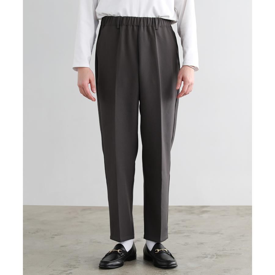 スラックス パンツ テーパードパンツ メンズ 夏 秋 冬 ウエストゴム 紐