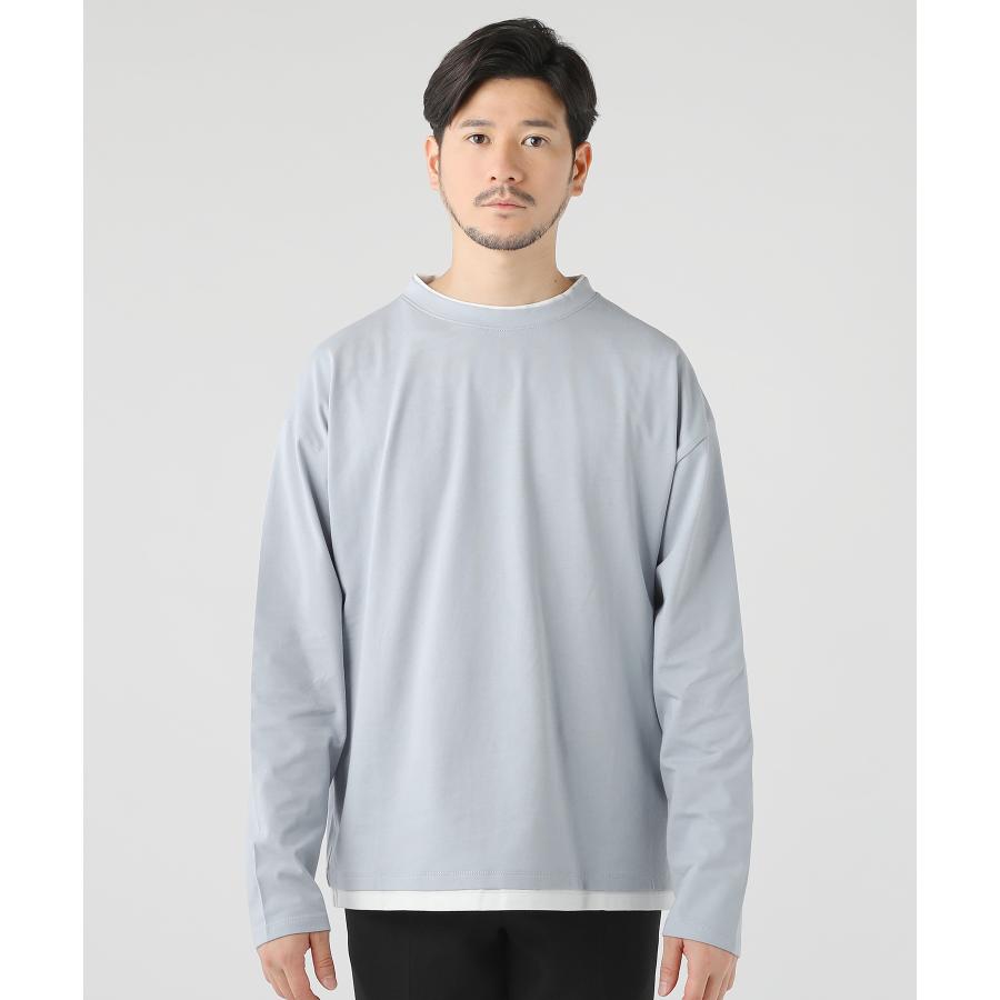 カットソー Tシャツ ロンT 長袖Tシャツ メンズ 秋 冬 フェイク カットソー Tシャツ ロンT 長袖Tシャツ メンズ 秋 冬 フェイク