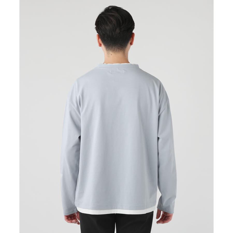 カットソー Tシャツ ロンT 長袖Tシャツ メンズ 秋 冬 フェイク カットソー Tシャツ ロンT 長袖Tシャツ メンズ 秋 冬 フェイク