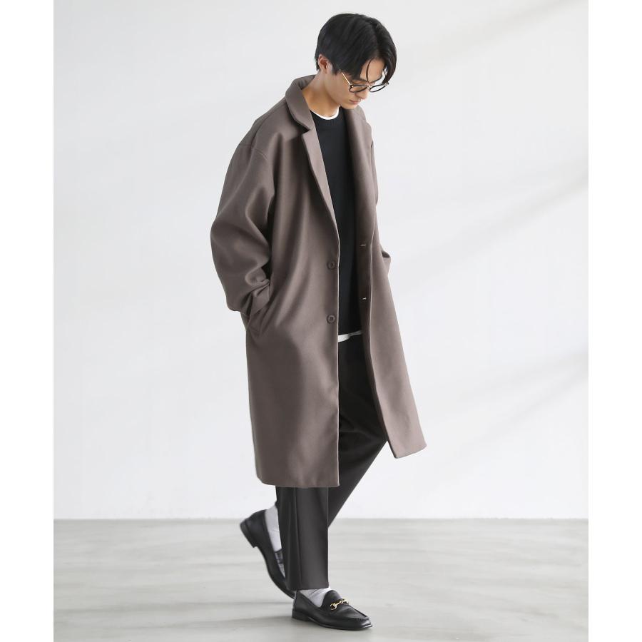 チェスターコート アウター メンズ 冬 冬服 ロング メルトン チェスターコート アウター メンズ 冬 冬服 ロング メルトン