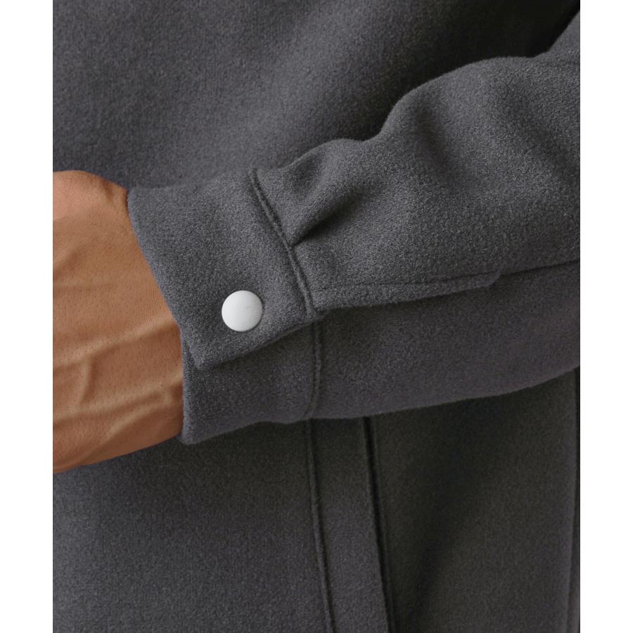 コーチジャケット アウター ジャケット メンズ 冬 冬服 メルトン 裏地