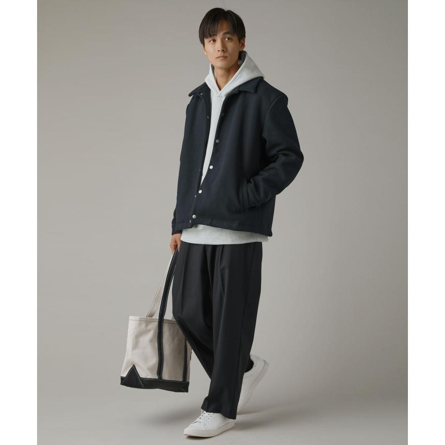 コーチジャケット アウター ジャケット メンズ 冬 冬服 メルトン 裏地