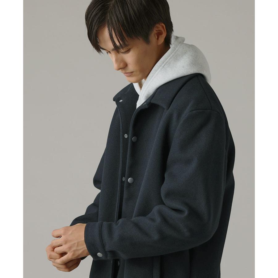 コーチジャケット アウター ジャケット メンズ 冬 冬服 メルトン 裏地