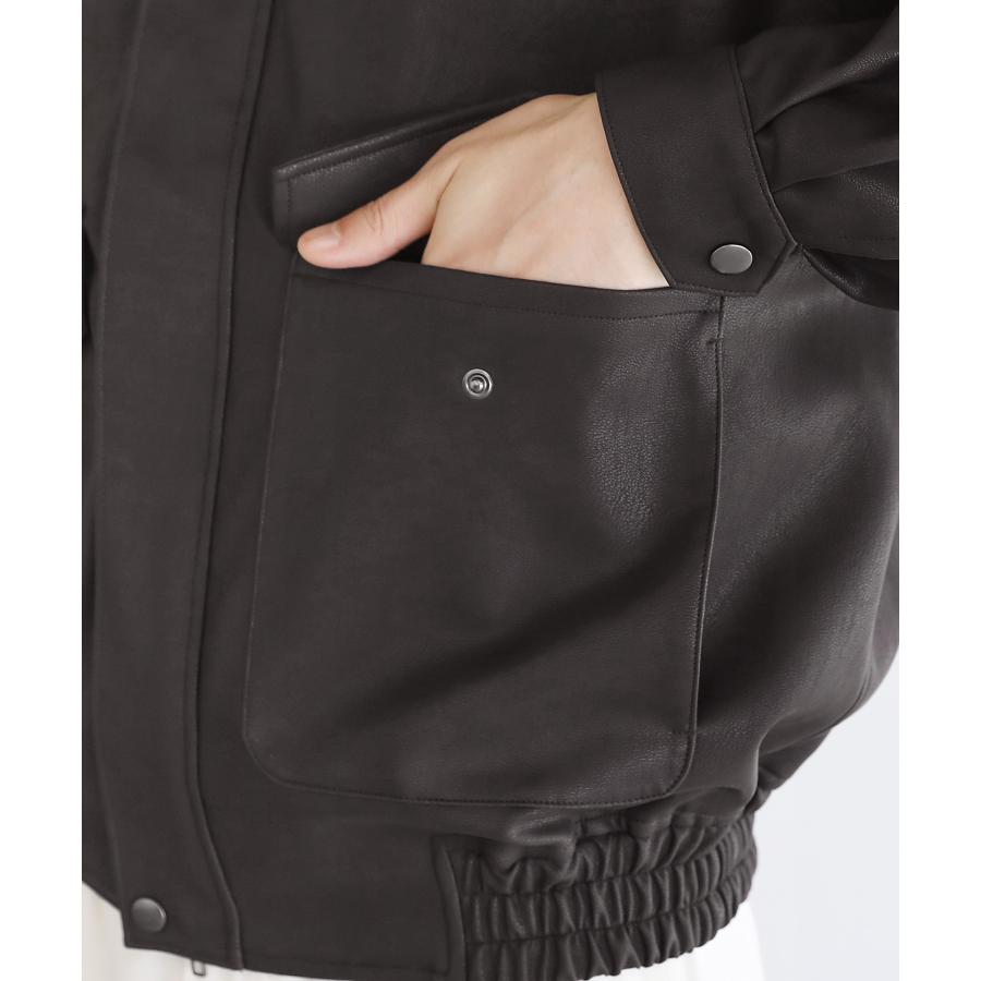 ASTRONOMY ブルゾン ジャケット メンズ 秋 秋服 長袖 フェイクレザー