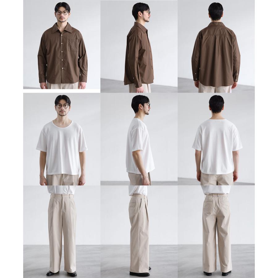 3点セット】 セットアップ メンズ 春服 秋服 長袖 シャツ 半袖 