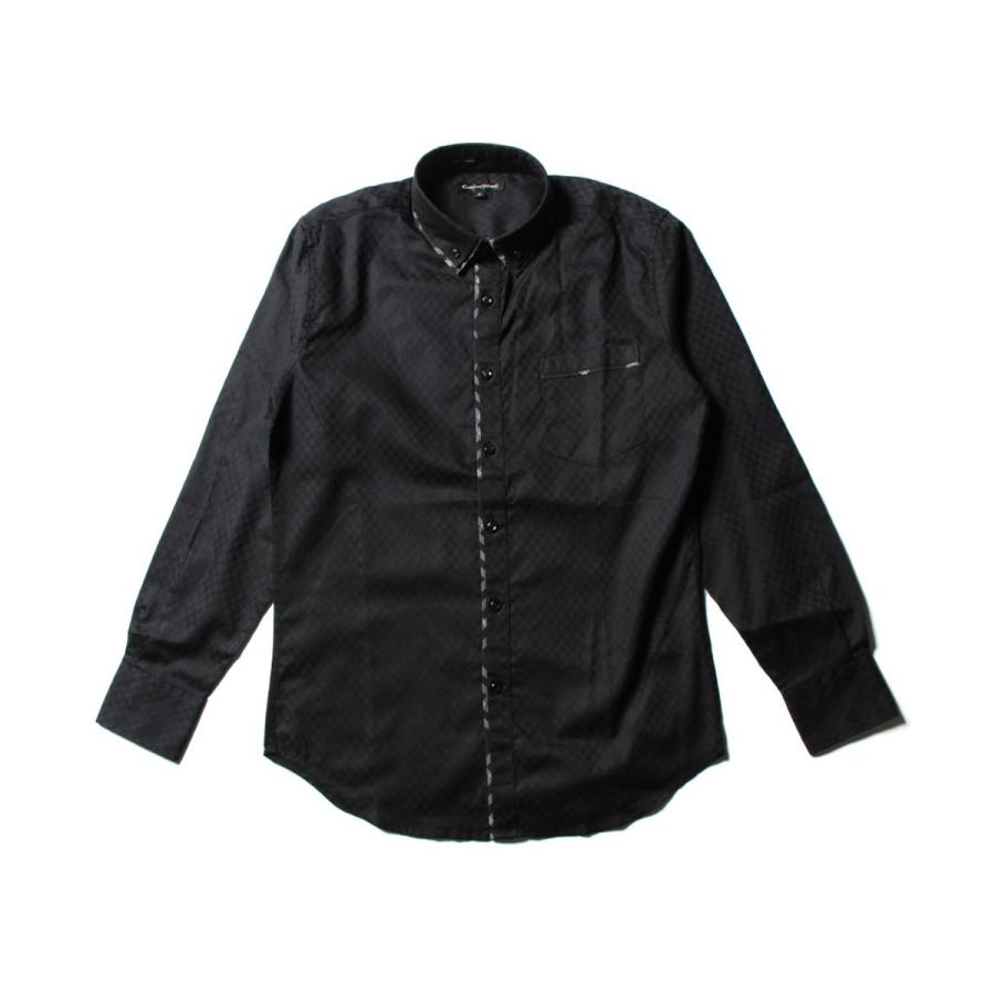 チェックシャツ メンズ シャツ チェック シャドーチェック ダブルカラー 2枚襟 ボタンダウン 形態｜spu｜11