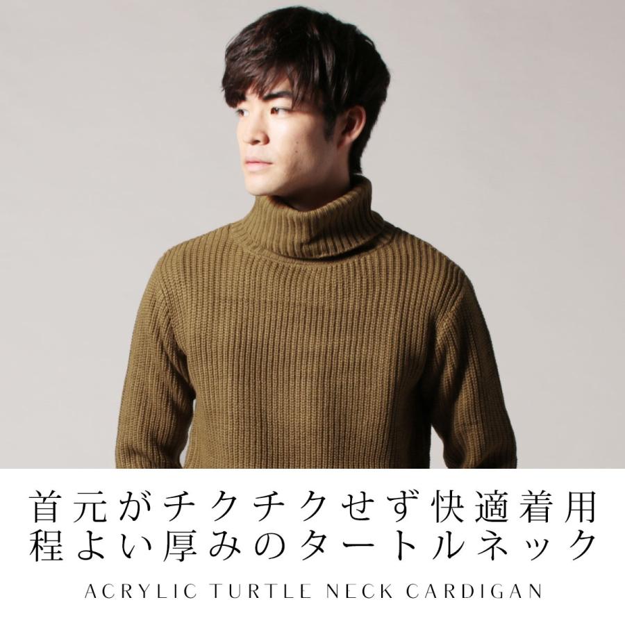 ニット メンズ ハイネック タートル 春 秋 冬 アクリル 畦編み タートルネック ニット Spu スプ Buy Sputnicks スプートニクス 通販 Yahoo ショッピング
