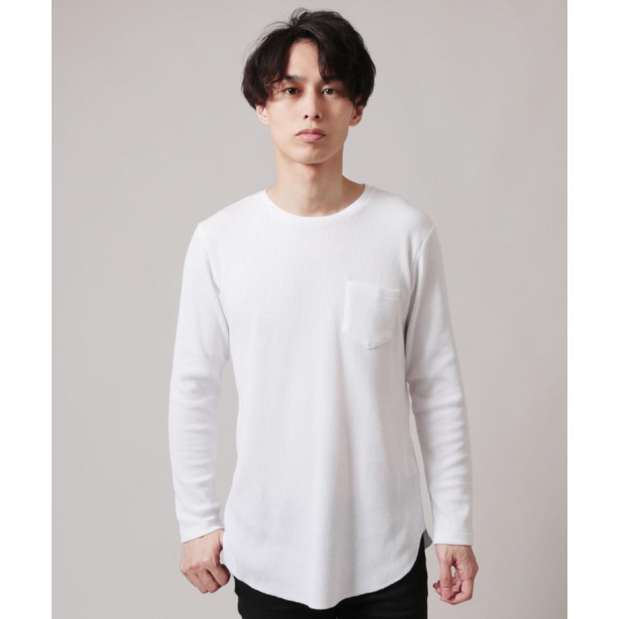 カットソー メンズ ワッフル クルーネック ロングカットソー Buy Sputnicks スプートニクス 通販 Yahoo ショッピング