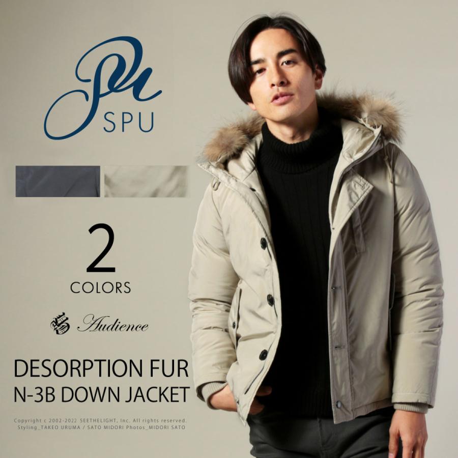 ダウンジャケット メンズ ブランド アウター N3 B 秋 冬 ダウン 小松精練 撥水 ナイロン 脱 Buy1702 Sputnicks スプートニクス 通販 Yahoo ショッピング