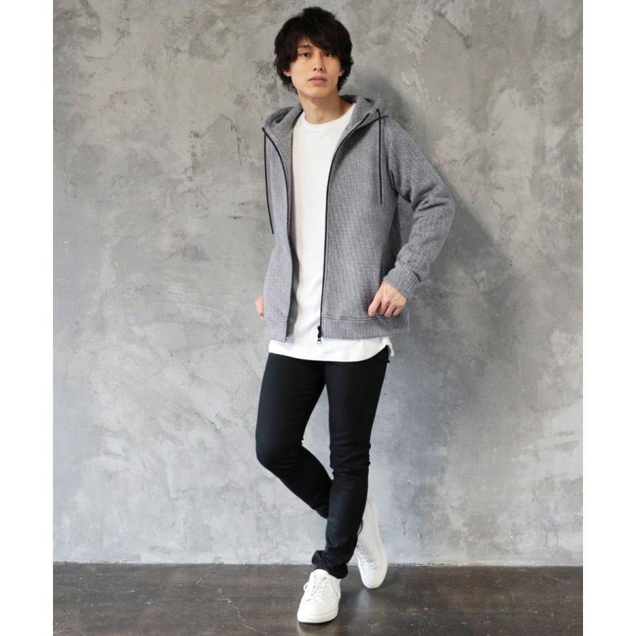 パーカー メンズ パーカ 秋服 ブランド ハイネック ジップ パーカー