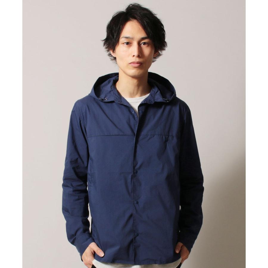 シャツジャケット フード付き ジャケット アウター メンズ 春 秋 タイプライター フード シャツ ジャケット Johnbull ジョンブル M L Buy1809 Sputnicks スプートニクス 通販 Yahoo ショッピング