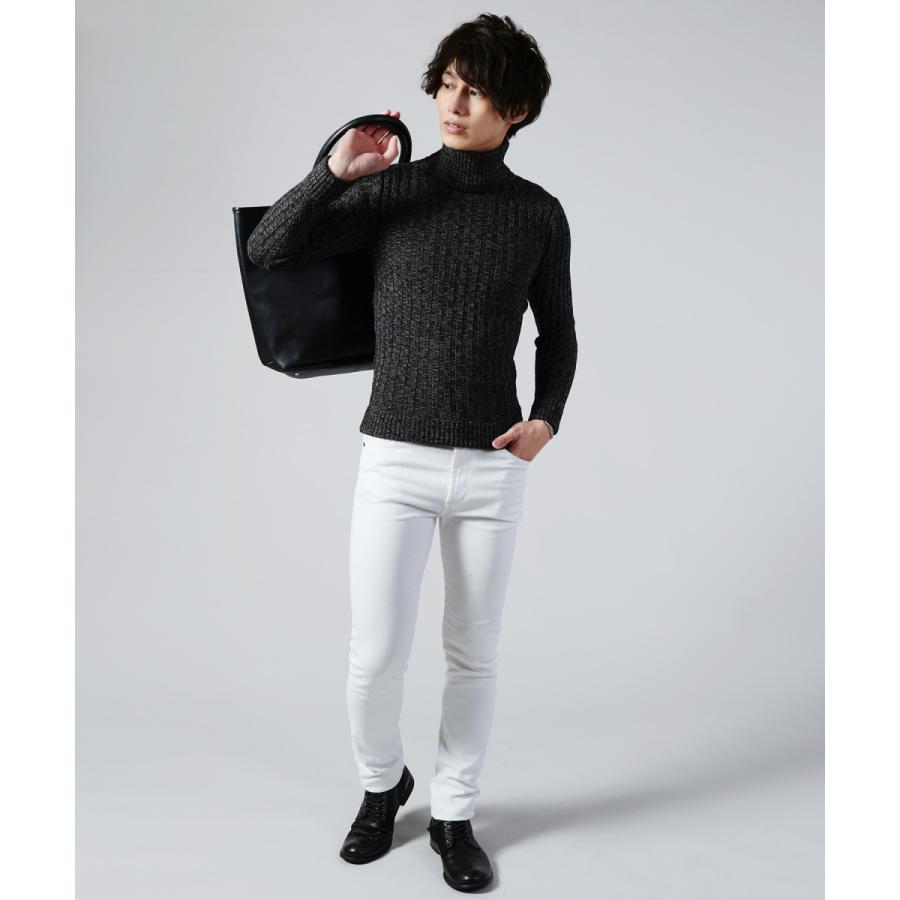 ニット メンズ リブニット タートルネック メンズ 綿100％ リブ編み タートルニット | ブランド登録なし | 03