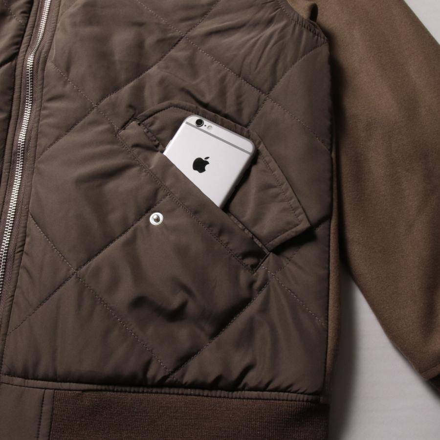 キルティング ジャケット メンズ 秋 冬 M L 中綿 前身ダイヤ 切り替え