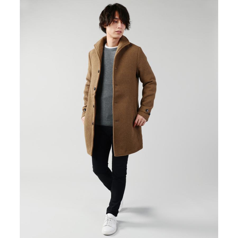 美品】エストネーション チェスターコート ワッフル生地 XL ESTNATION