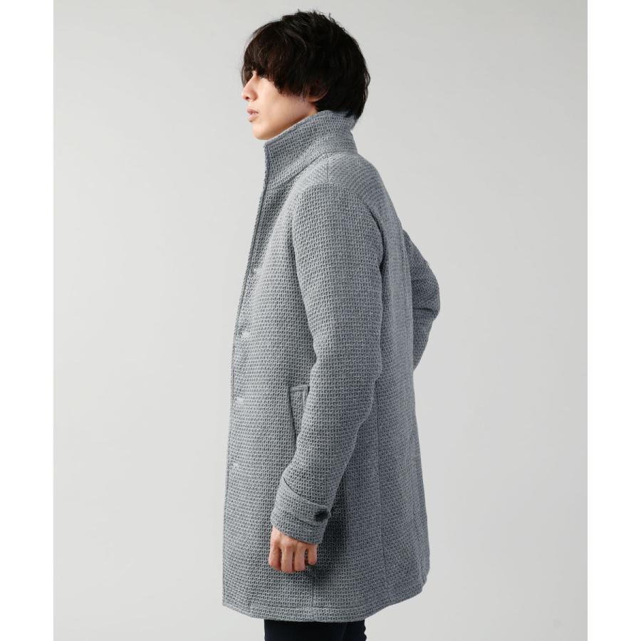 コート チェスターコート アウター メンズ 秋 冬 冬物ワッフル織り