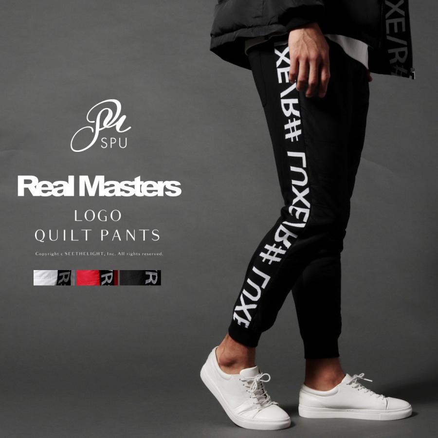 パンツ メンズ 秋 冬 M L Xl ロゴ入り 中綿 キルト パンツ ジャガード Real Masters Buy1901 Sputnicks スプートニクス 通販 Yahoo ショッピング