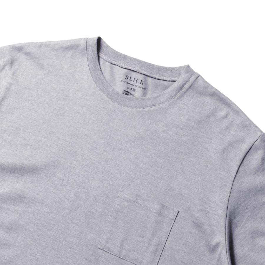 カットソー Tシャツ メンズ 春 夏 M L Xl 綿 レーヨン 速乾 日本製 マルチエフェクトシルケット Tシャツ Slick スリック Buy Sputnicks スプートニクス 通販 Yahoo ショッピング