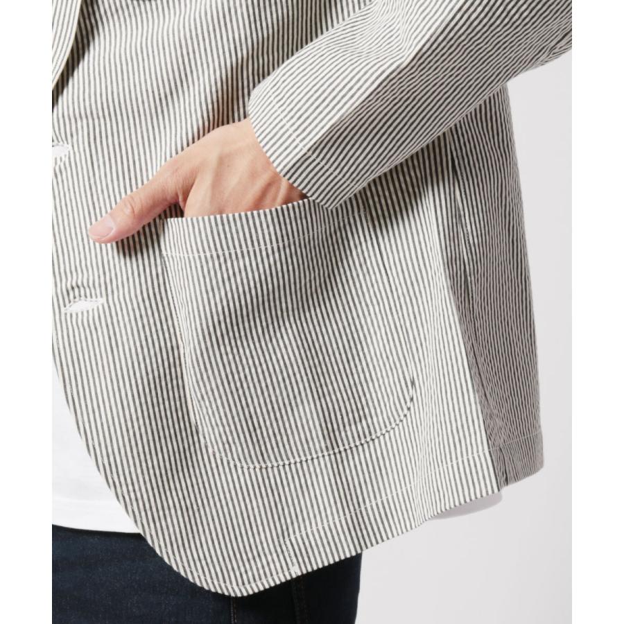 【美品】キャプテンサンシャイン シアサッカーシルク混 テーラード 春夏◎ L KAPTAIN SUNSHINE Seersucker Two Pleats Travel Trousers | andPheb