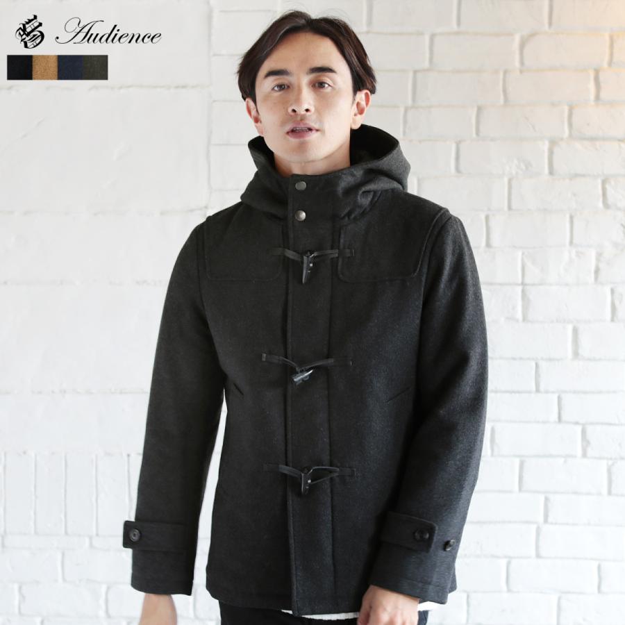 ダッフルコート メンズ アウター ブランド ショート丈 コート メルトン サーモライト中綿 Audi Buy0151 Sputnicks スプートニクス 通販 Yahoo ショッピング