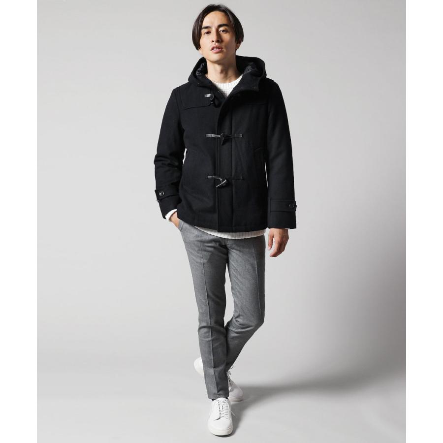 新規購入 ショート丈 ブランド アウター メンズ ダッフルコート 上品な大人スタイルでキメるダッフルコート コート Audi サーモライト中綿 メルトン コート アウター Rourevell Com