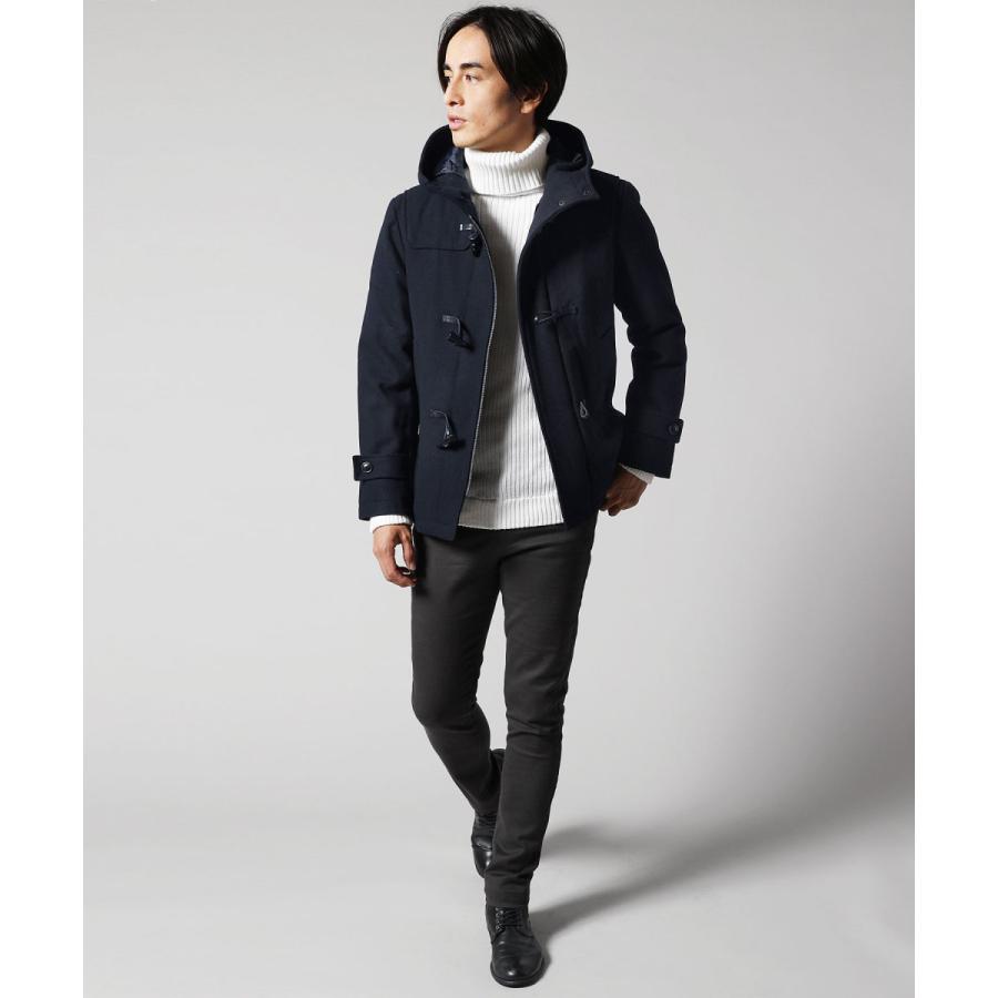 新規購入 ショート丈 ブランド アウター メンズ ダッフルコート 上品な大人スタイルでキメるダッフルコート コート Audi サーモライト中綿 メルトン コート アウター Rourevell Com