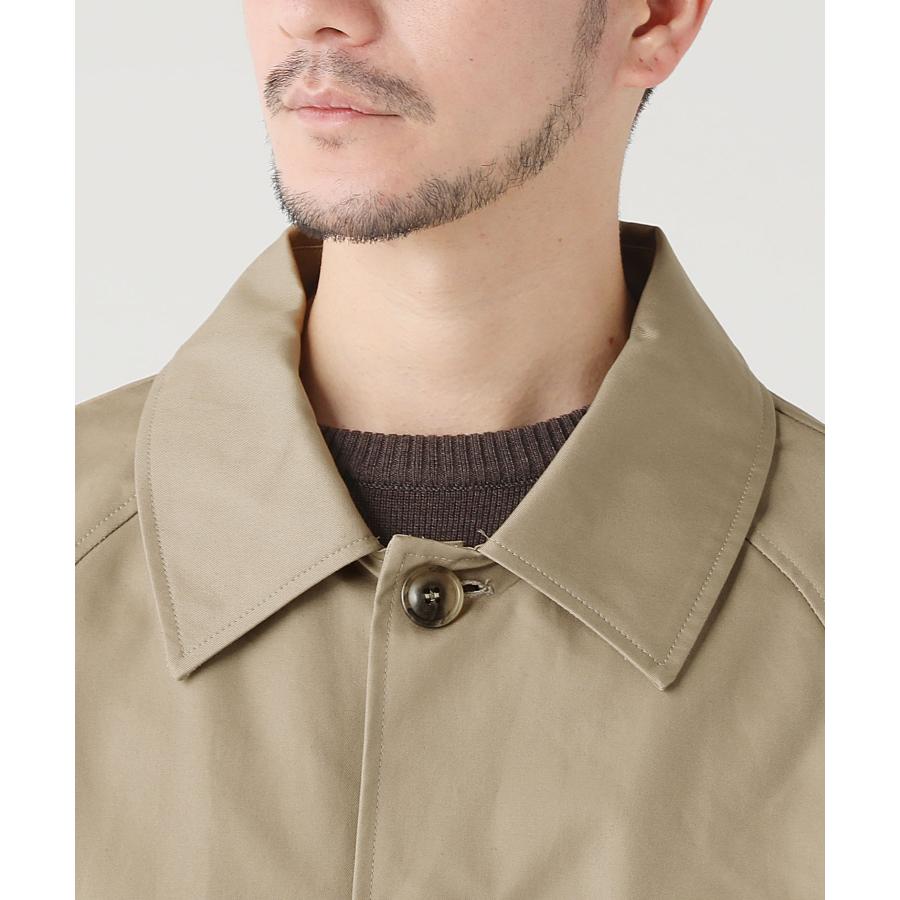 Audience ステンカラーコート アウター メンズ 日本製 防寒 耐水 撥水