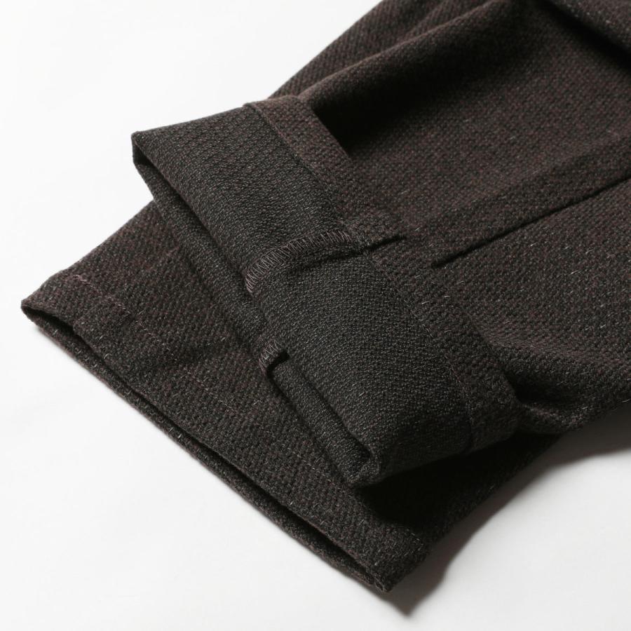 タスランツイードストレッチテーパードトラウザー : SPUTNICKS