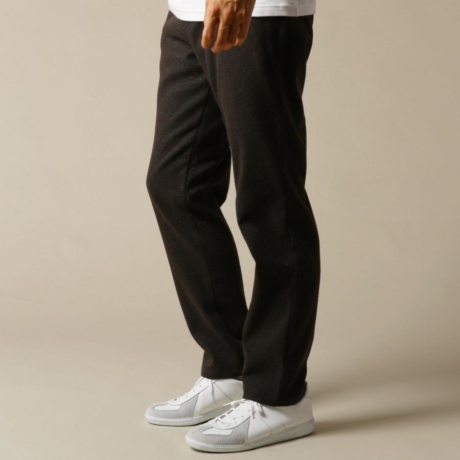 タスランツイードストレッチテーパードトラウザー : SPUTNICKS