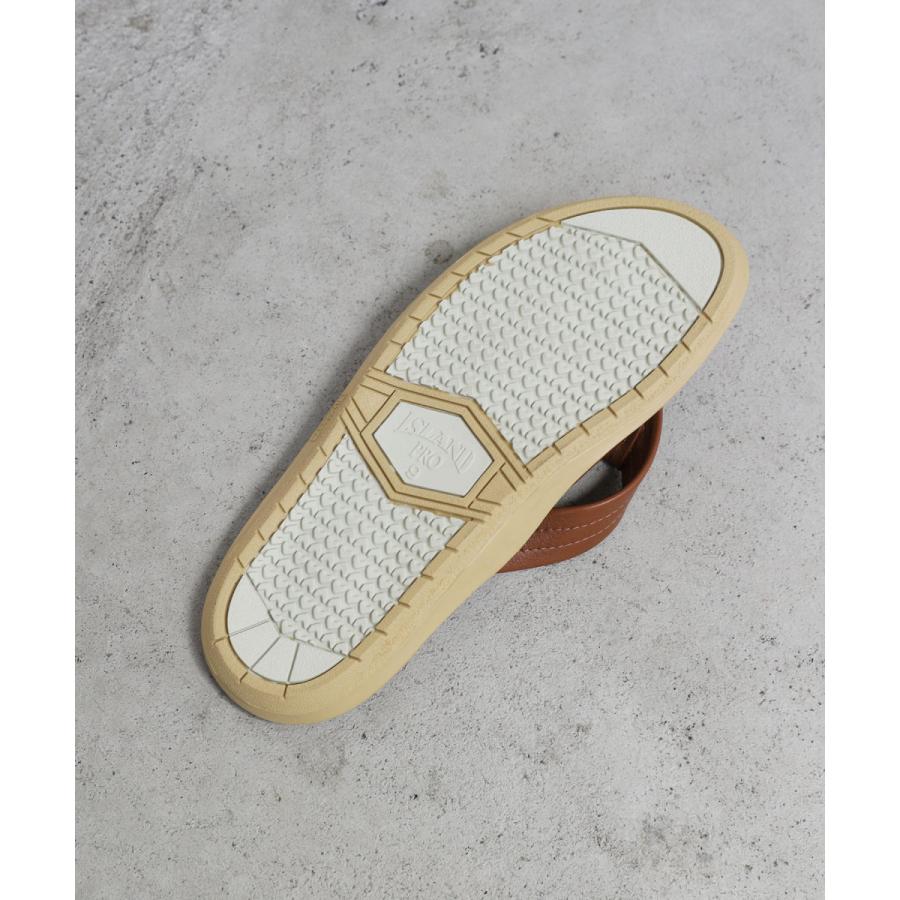  SLIPPER ブラウン トングサンダル　ビーチサンダル トングサンダル ビーサン ウェッジ ビーチサンダル 下駄 刺繍