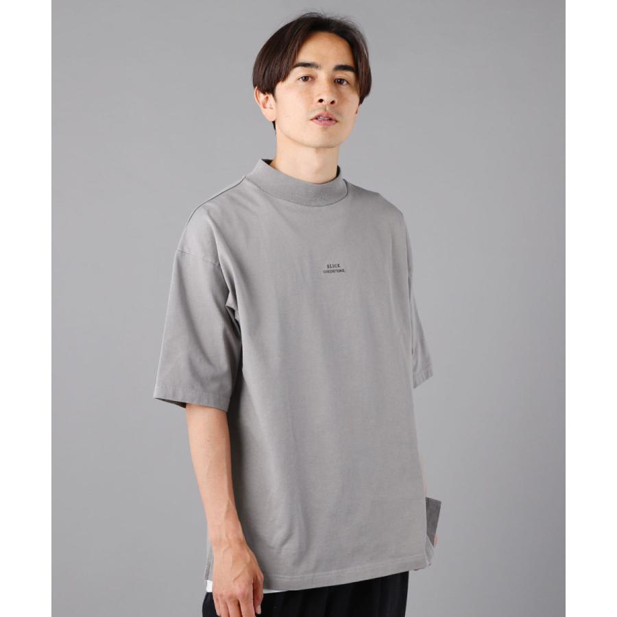 Tシャツ 半袖 カットソー メンズ 春 夏 春服 夏服 Mvs 天竺 ジャージー モックネック ドロップショルダー ビッグシルエット オーバーサイズ Slick スリック Buy Sputnicks スプートニクス 通販 Yahoo ショッピング