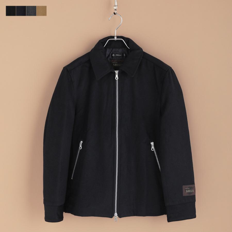 人気のファッションブランド 肌触り滑らかで上質な風合いのドリズラージャケット メルトン ブルゾン アウター メンズ ブランド イタリア Nobilia ノビリア ビーバー素材 Audience オーディエンス Aud2879 コート アウター Ericrobertmorse Com