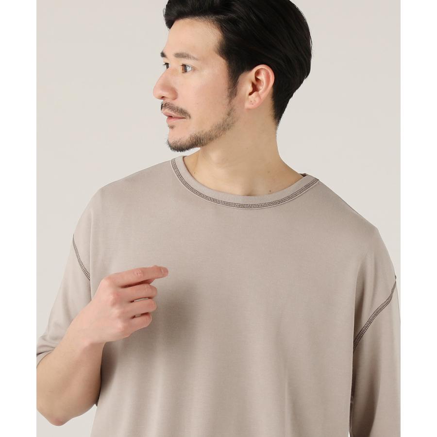 ブルネロクチネリ Tシャツ クルーネック 半袖 ポケット モニーレ装飾 S Tシャツ 半袖 メンズ 夏 クルーネック ポンチ ステッチ 伸縮 無地