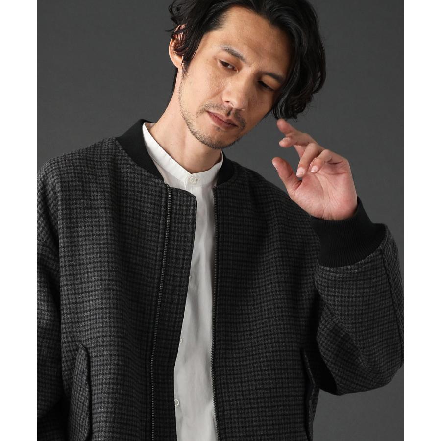 ブルゾン ジャケット アウター メンズ 秋 冬 秋服 冬服 ウール Ma 1 ガンクラブチェック Johnbull ジョンブル Buy Sputnicks スプートニクス 通販 Yahoo ショッピング