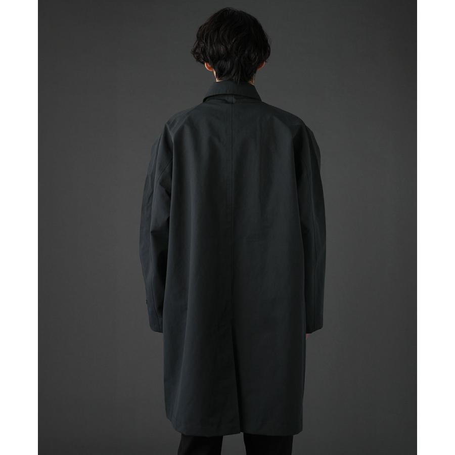 ステンカラーコート コート メンズ 春 春服 冬 テクノブレン ロング