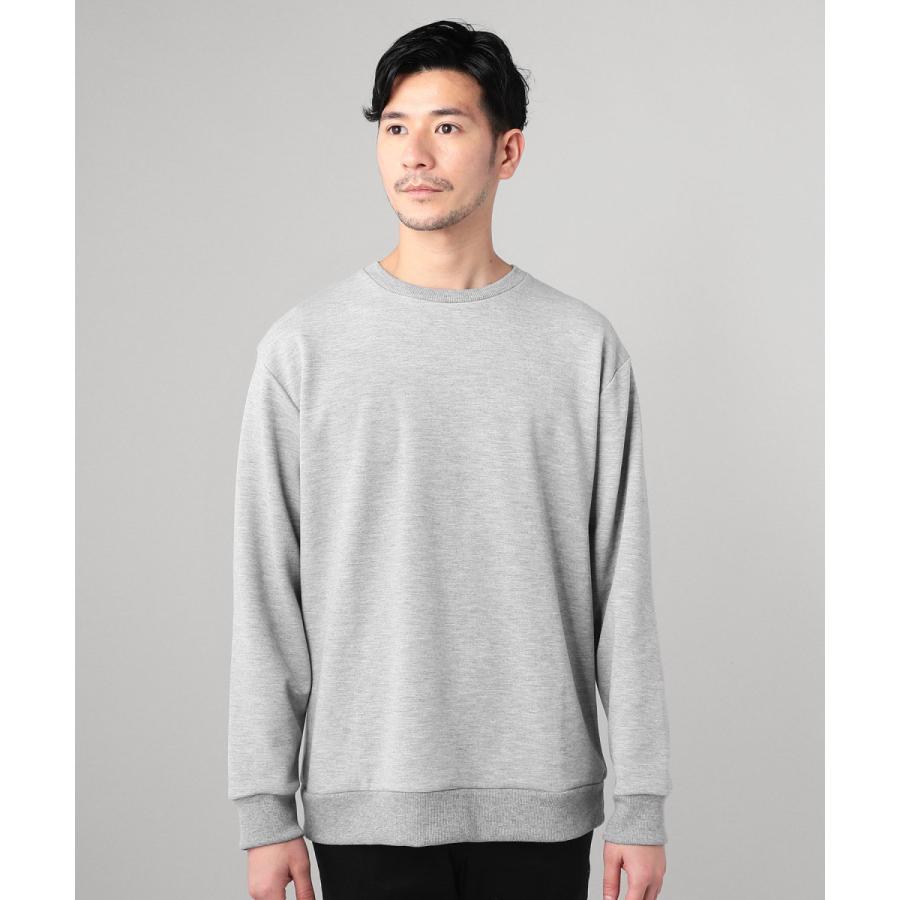 スウェット メンズ トップス ダンボールストレッチ クルーネック