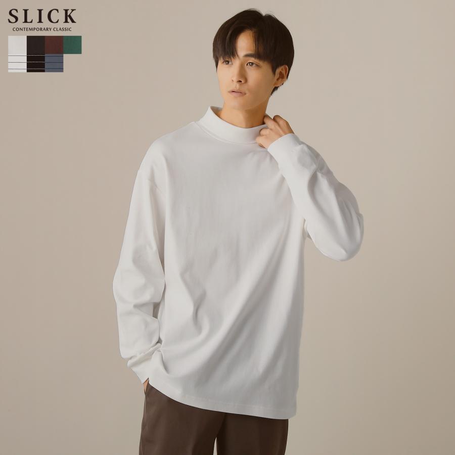 SLICK カットソー タートルネック メンズ コンパクト スムース SLICK カットソー タートルネック メンズ コンパクト スムース