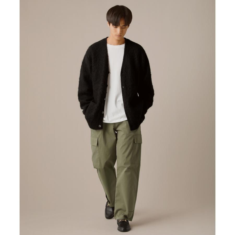 SLICK（スリック） カーディガン メンズ 秋 冬 シャギー モヘア ウール