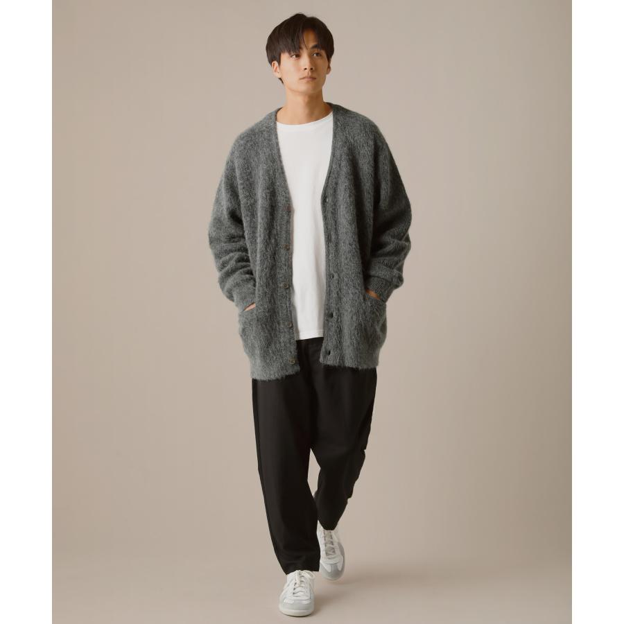 SLICK（スリック） カーディガン メンズ 秋 冬 シャギー モヘア ウール