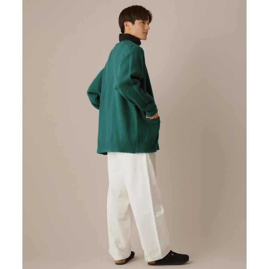 SLICK（スリック） カーディガン メンズ 秋 冬 シャギー モヘア ウール