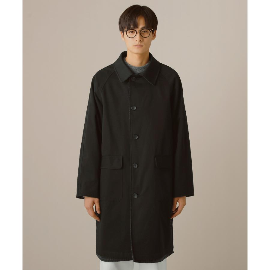 SLICK ステンカラーコート メンズ 冬 バルカラーコート ウール SLICK ステンカラーコート メンズ 冬 バルカラーコート ウール