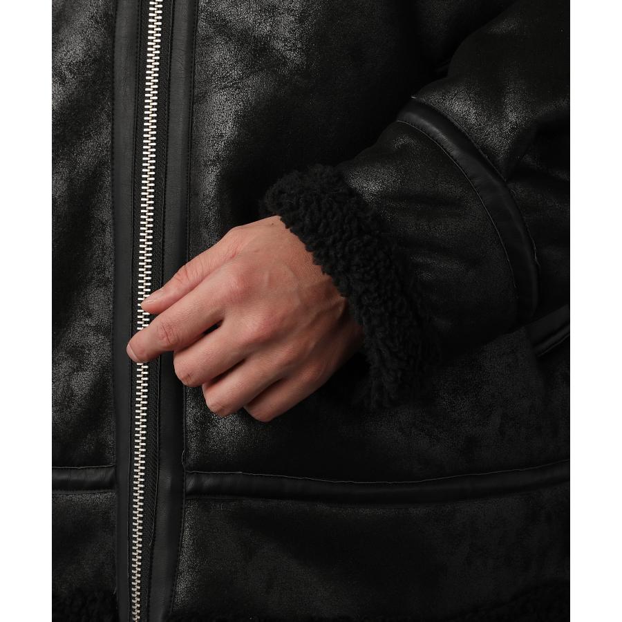 SLICK（スリック） メンズ 秋 冬 シンセティックレザー ムートン B3