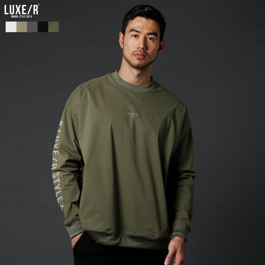 [サンプルSALE /D338 ] LUXE/R ナイロン布帛プルオーバー LUXE/R（ラグジュ） 【セットアップ対応】 プルオーバー メンズ 秋