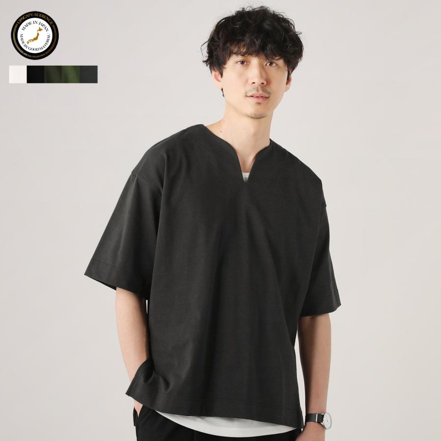 Tシャツ 半袖Tシャツ メンズ 綿 コットン 半袖 5分袖 ハーフスリーブ